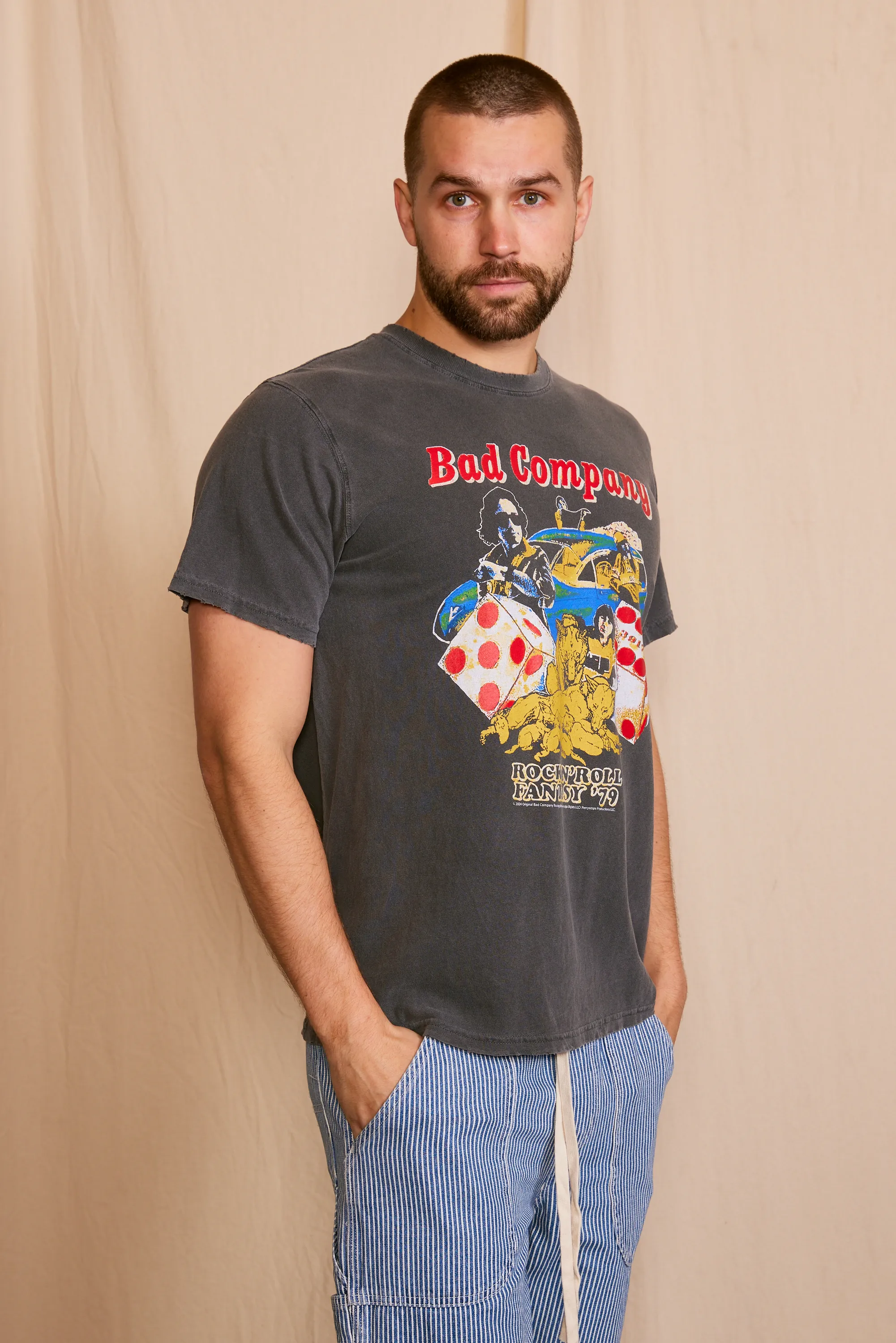 Bad Company 'Rock N' Roll Fantasy '79' Men's Tee Shirt - Image 4