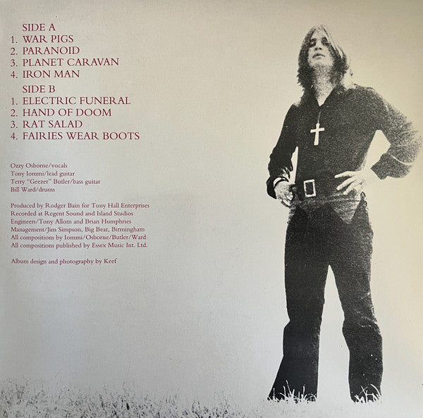 Black Sabbath Paranoid BMG, Sanctuary LP, Album, RE, RP, 180  Vinyl Record - Image 3