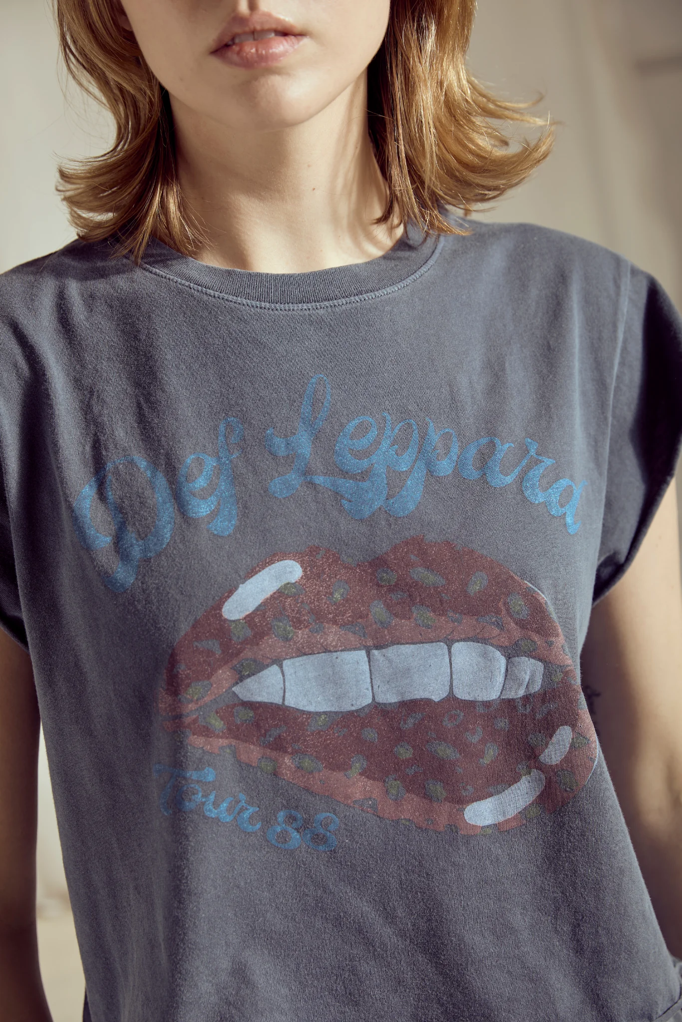 Def Leppard 88 Womens Tee Shirt - Image 4