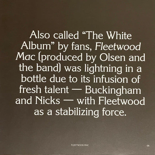 Fleetwood Mac (BLACK & WHITE COLOR VINYL - VMP) Vinyl Record - Image 14