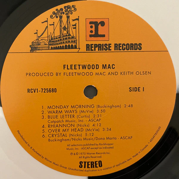Fleetwood Mac (BLACK & WHITE COLOR VINYL - VMP) Vinyl Record - Image 5