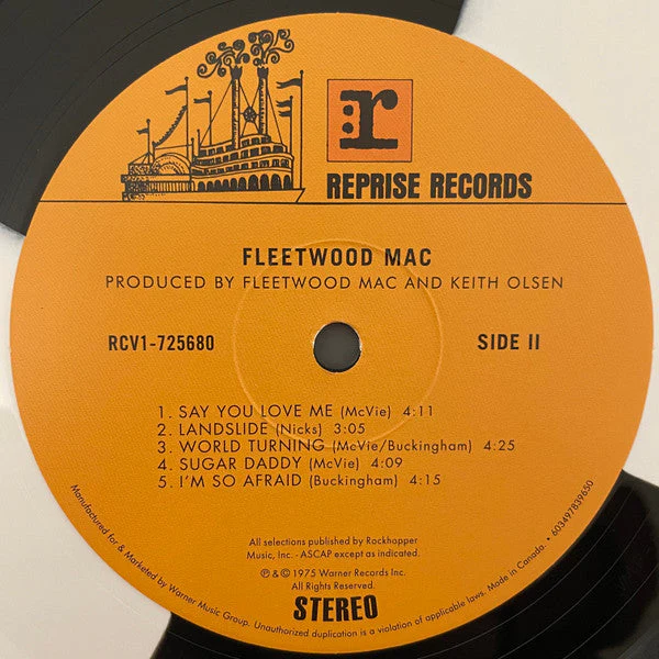 Fleetwood Mac (BLACK & WHITE COLOR VINYL - VMP) Vinyl Record - Image 6