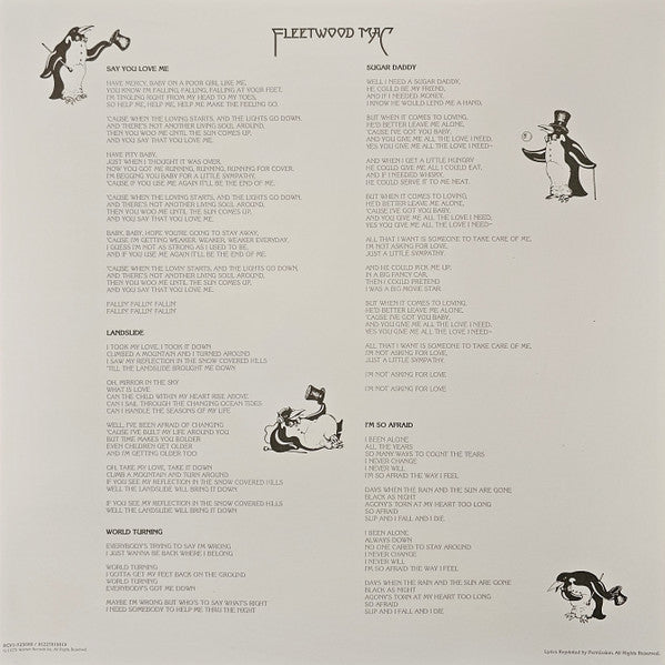 Fleetwood Mac (BLACK & WHITE COLOR VINYL - VMP) Vinyl Record - Image 8