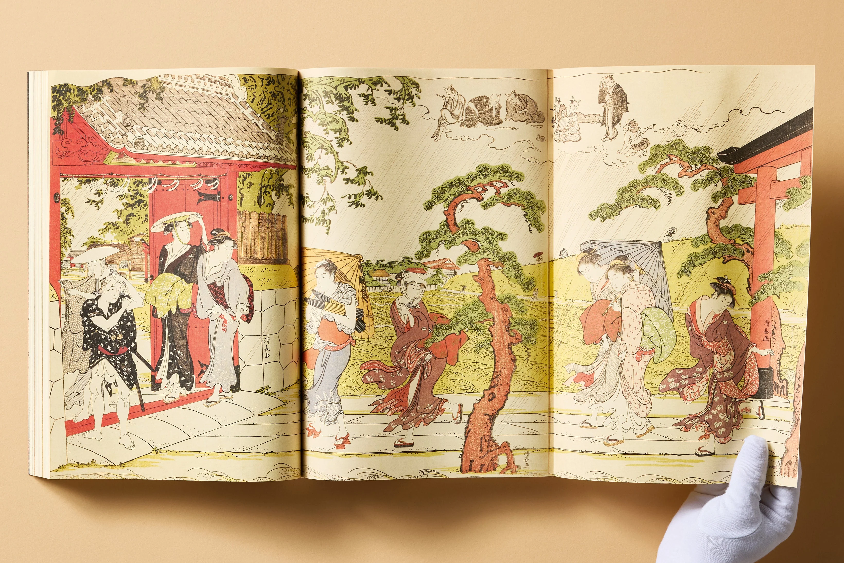 Japanese Woodblock Prints (German, French, English) Book - Image 8