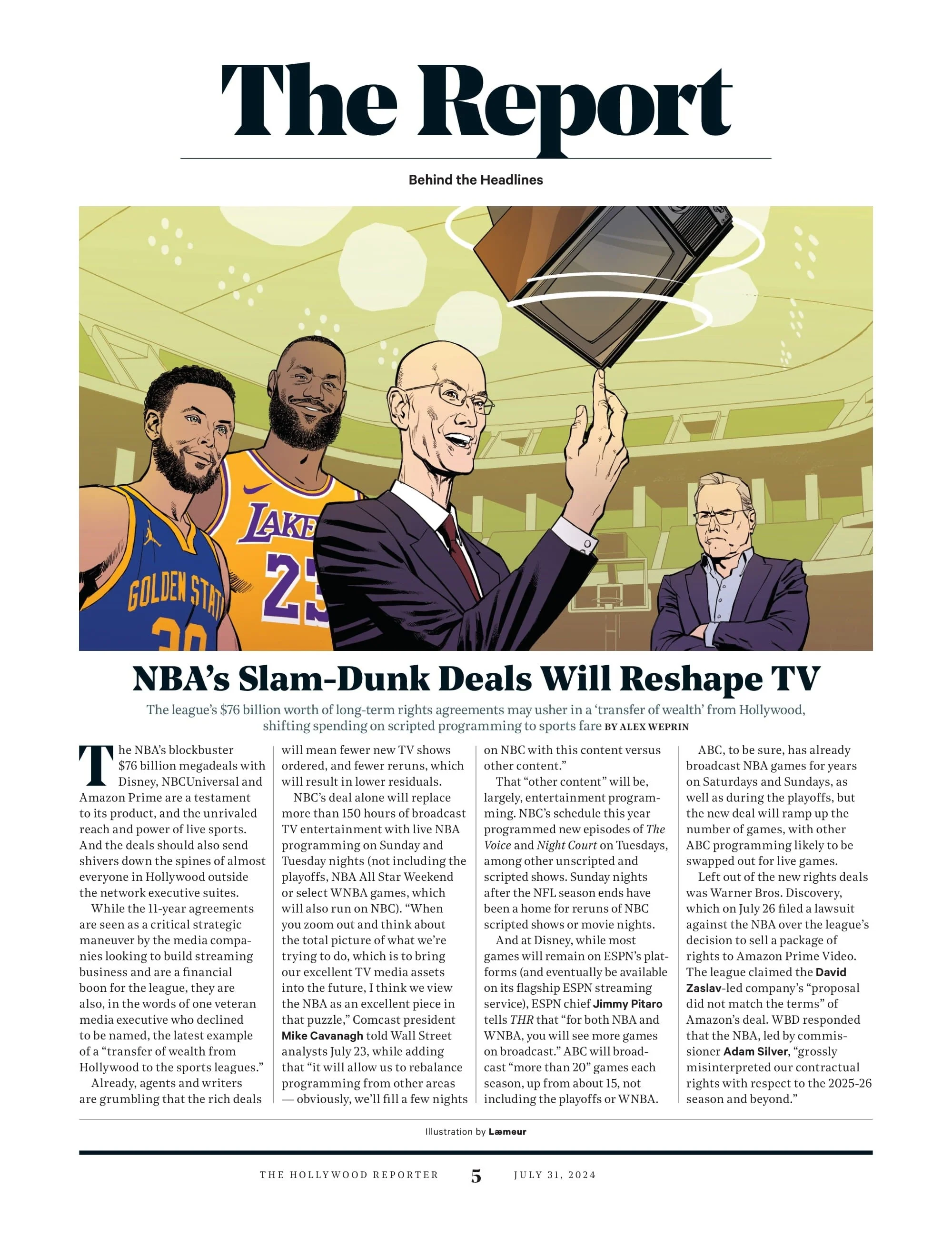 The Hollywood Reporter - 24.07.31 Edition: 50 Cent Is On The Money, What Hollywood Wants From Kamala, Snoop Dog At The Paris 2024 Summer Olympics, The NBA’s Blockbuster Move Reshaping TV & More! - Image 4