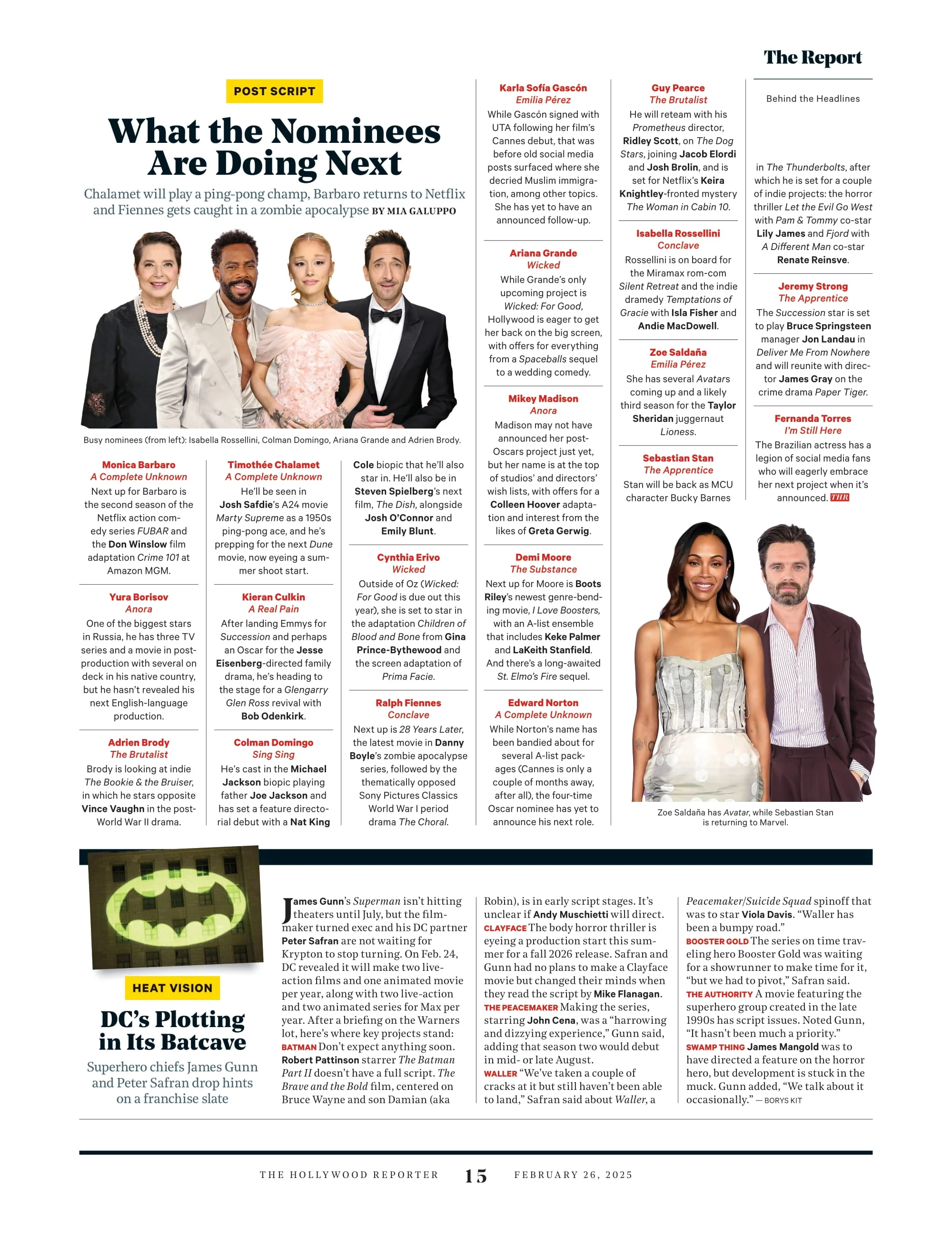 The Hollywood Reporter - 25.02.26 Edition: Oscars 2025, Oscars' In Memoriam Drama, Oscars In 40 Years, Oscar-Night Impresario Bruce Vilanch, Most Iconic Oscar Photos, Most Wildest Oscar Bash & More! - Image 6