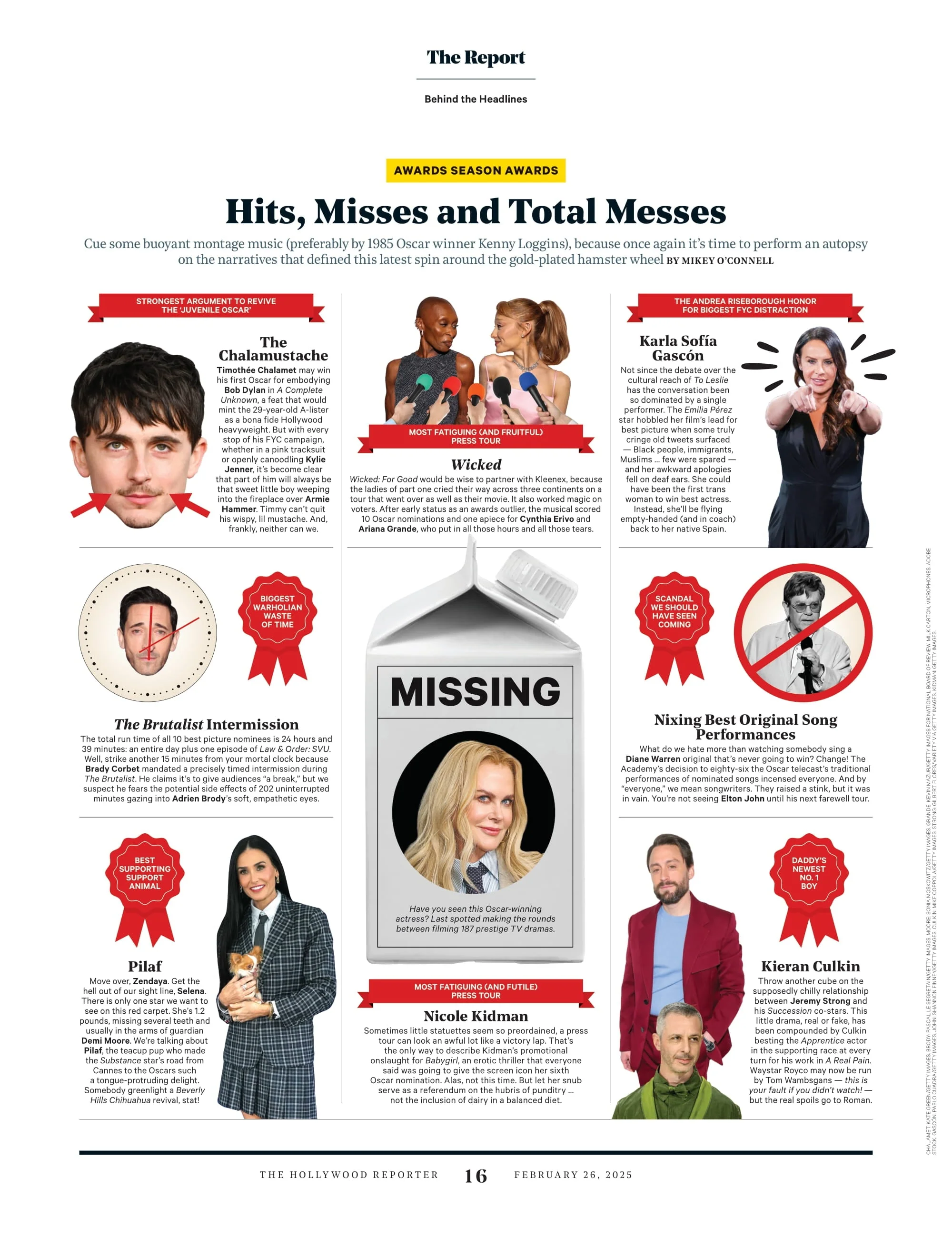 The Hollywood Reporter - 25.02.26 Edition: Oscars 2025, Oscars' In Memoriam Drama, Oscars In 40 Years, Oscar-Night Impresario Bruce Vilanch, Most Iconic Oscar Photos, Most Wildest Oscar Bash & More! - Image 7